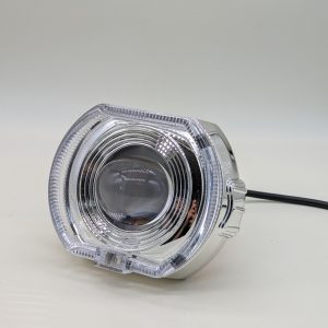 Large corrugated lens built in